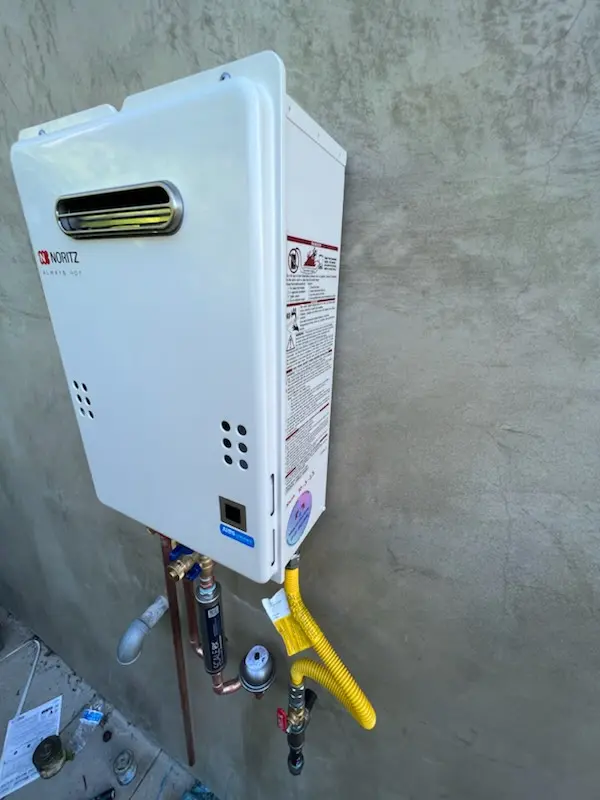 Tankless water heater installation for Hudson homes